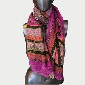 Versace Cashmere & Silk Foulard Scarf